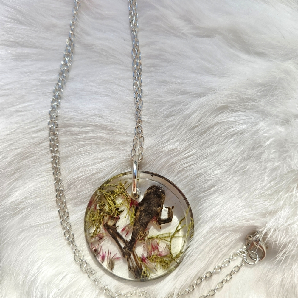 Real Frog Medicine Necklace🐸💖✨️